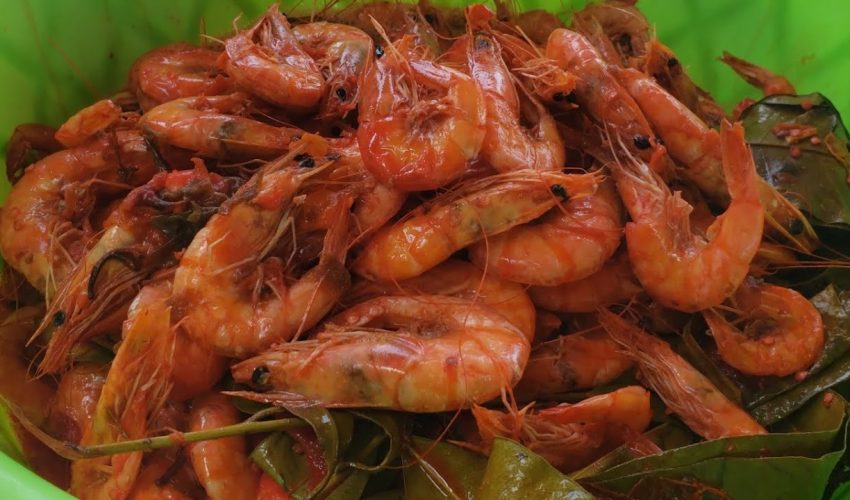 BEST Hot Peppered SHRIMP From Middle Quarters | Here’s How They Make It |Jamaica StreetFood