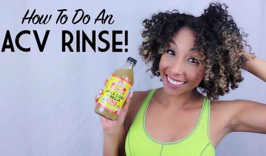 How To Do An ACV Rinse (Apple Cider Vinegar) on Natural Hair | BiancaReneeToday