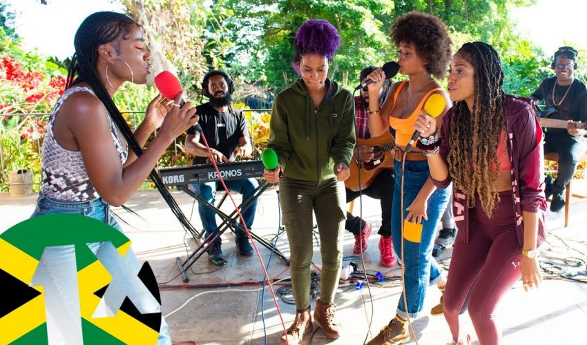 Sevana, Jaz Elise, Lila Ikè and Naomi Cowan | Rock & Groove Riddim Freestyle | 1Xtra Jamaica 2020