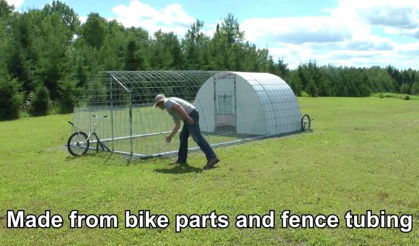 200 Square Foot Portable Poultry Tractor