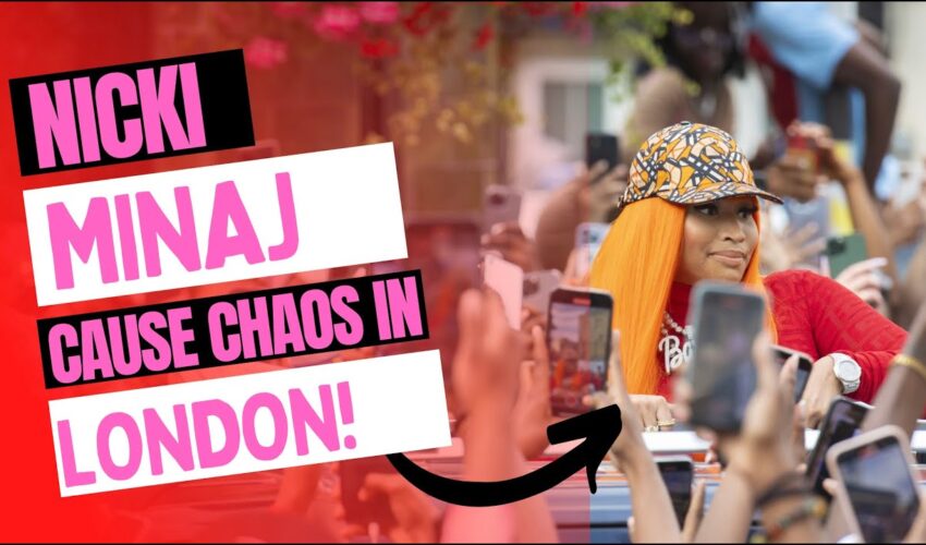 Nicki Minaj causes CHAOS in London as her Barbz turn out in their thousands for her meet and greet