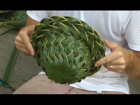 How to make a Coconut Palm Leaf Hat – Part 1 of 2!