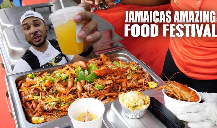 AMAZING FOOD FESTIVAL IN JAMAICA (KINGSTON KITCHEN TASTING AMAZING FOOD & DRINKS)