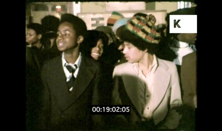 1970s London, Reggae Dance Hall, Young People Dancing, Black British Archive, 16mm